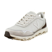 Cream Mesh Suede