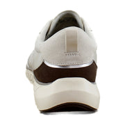 Cream Mesh Suede