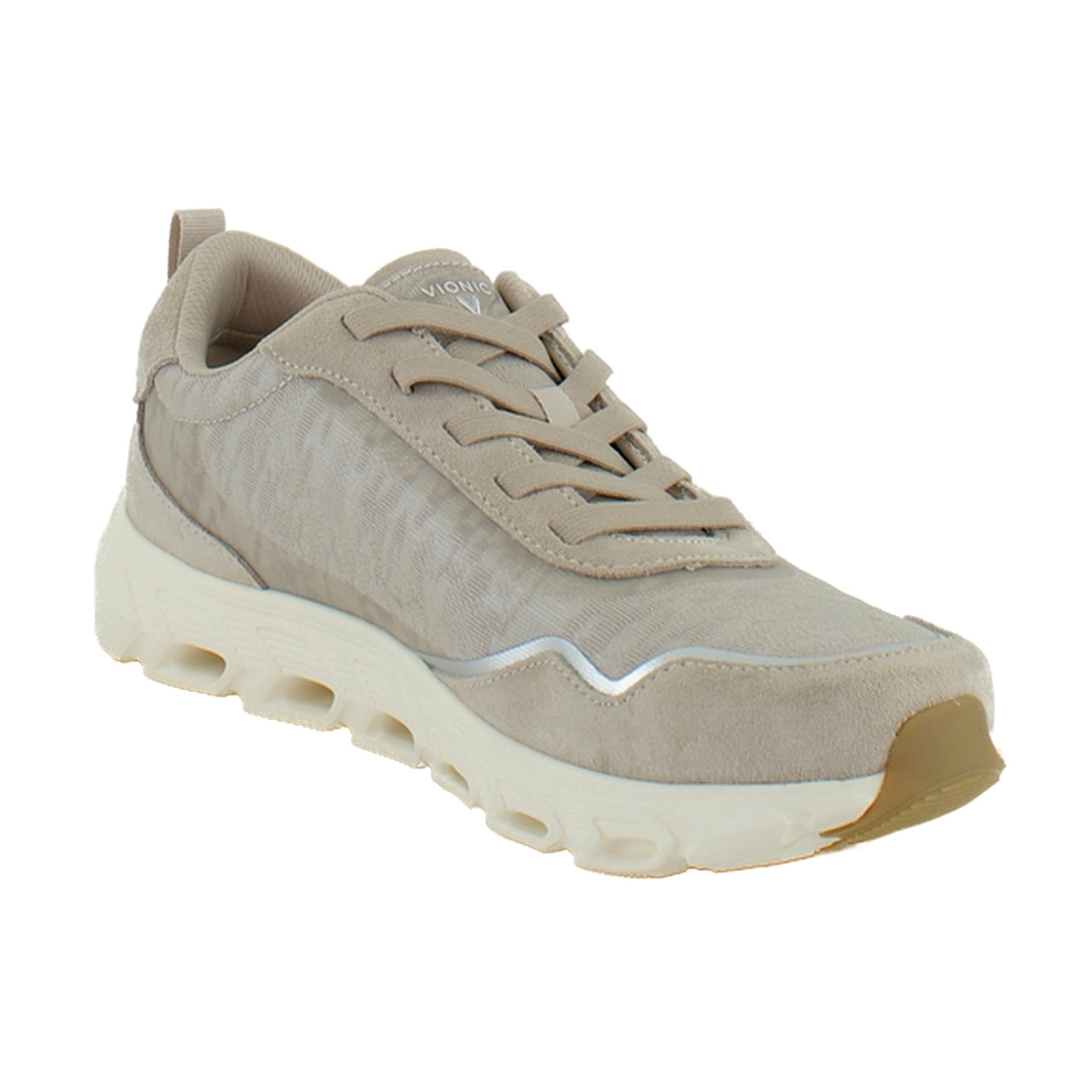 Cobblestone Mesh Suede