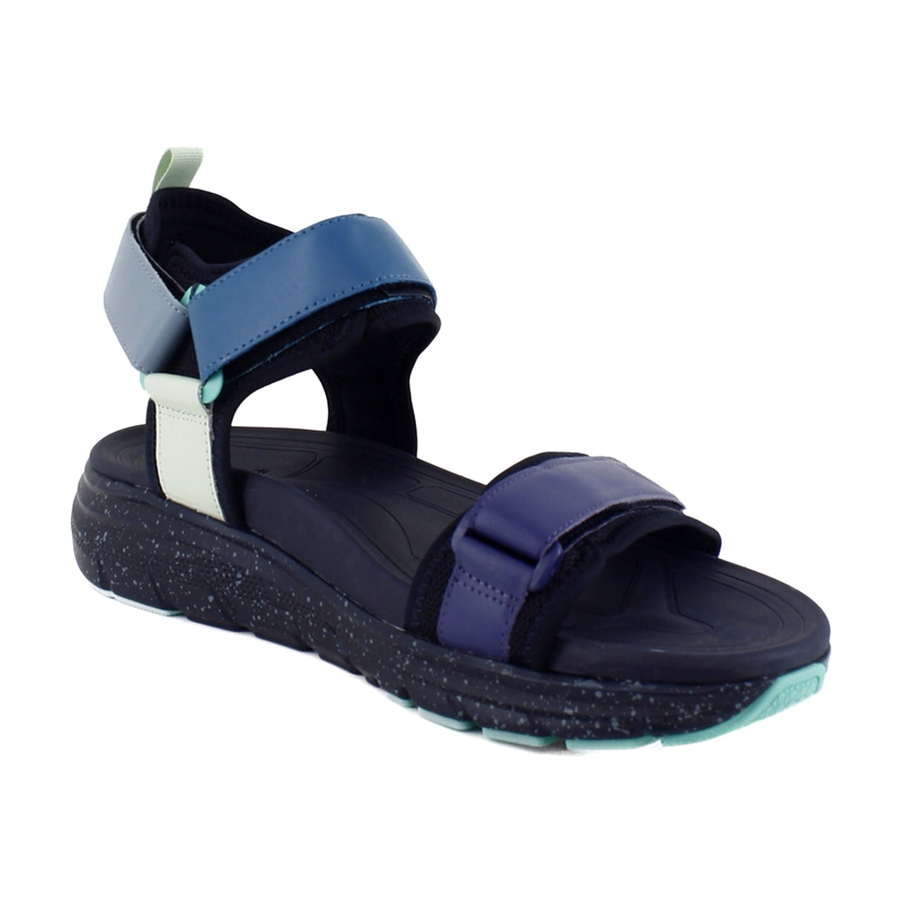 Navy Blazer Multi Leather