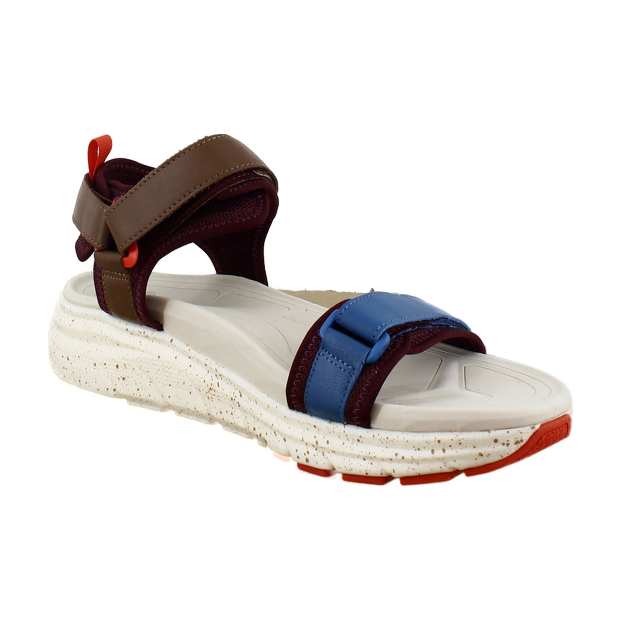 Ivory/Brown Multi Leather