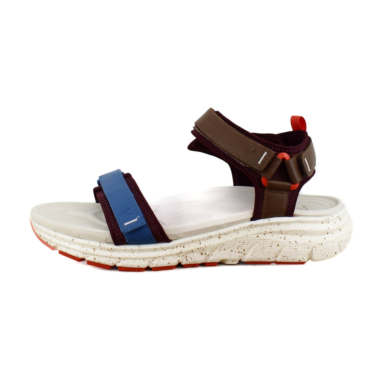 Ivory/Brown Multi Leather