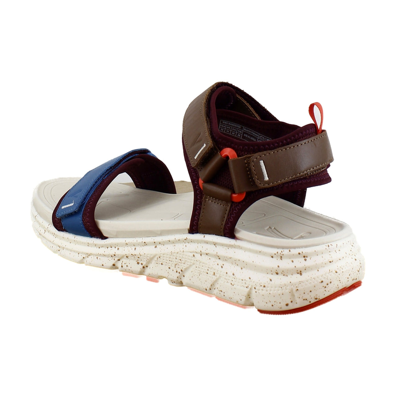 Ivory/Brown Multi Leather