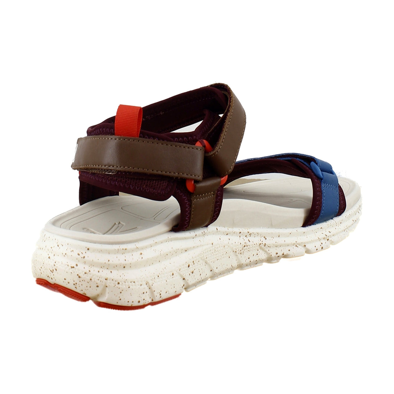 Ivory/Brown Multi Leather