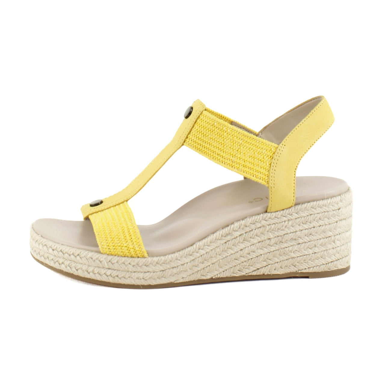 Butter Yellow Nubuck/Fabric