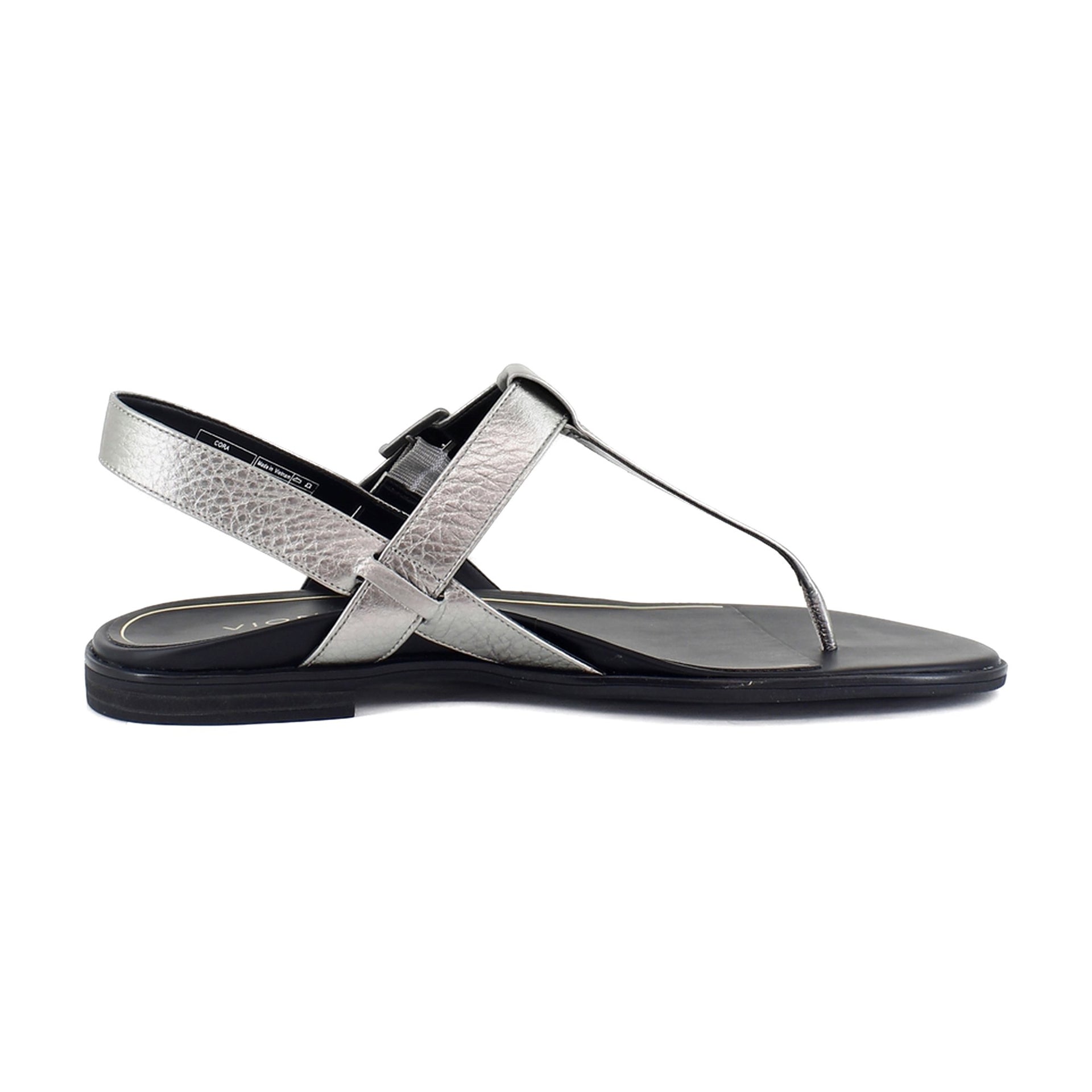Pewter Metallic Leather