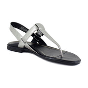 Pewter Metallic Leather