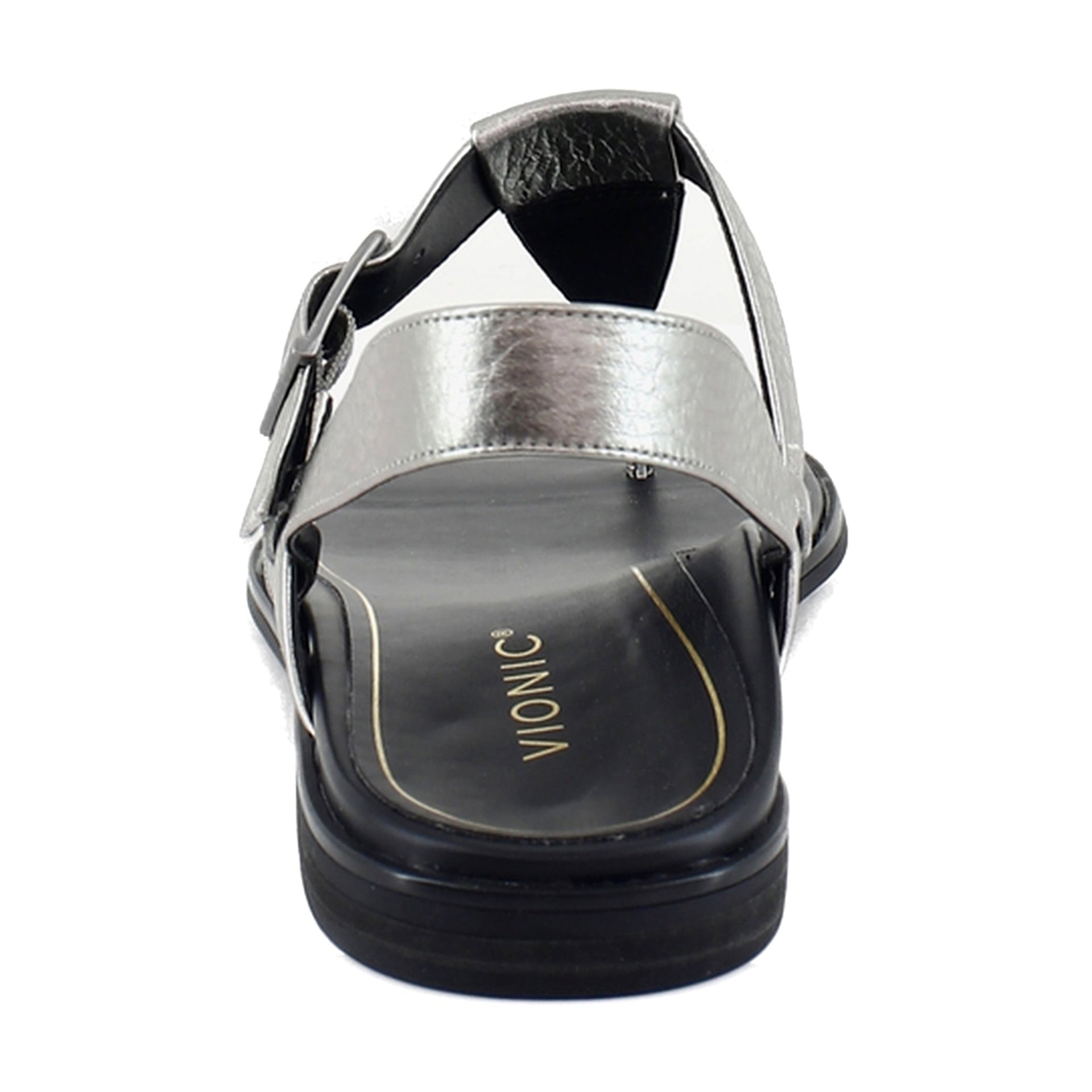 Pewter Metallic Leather