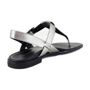 Pewter Metallic Leather