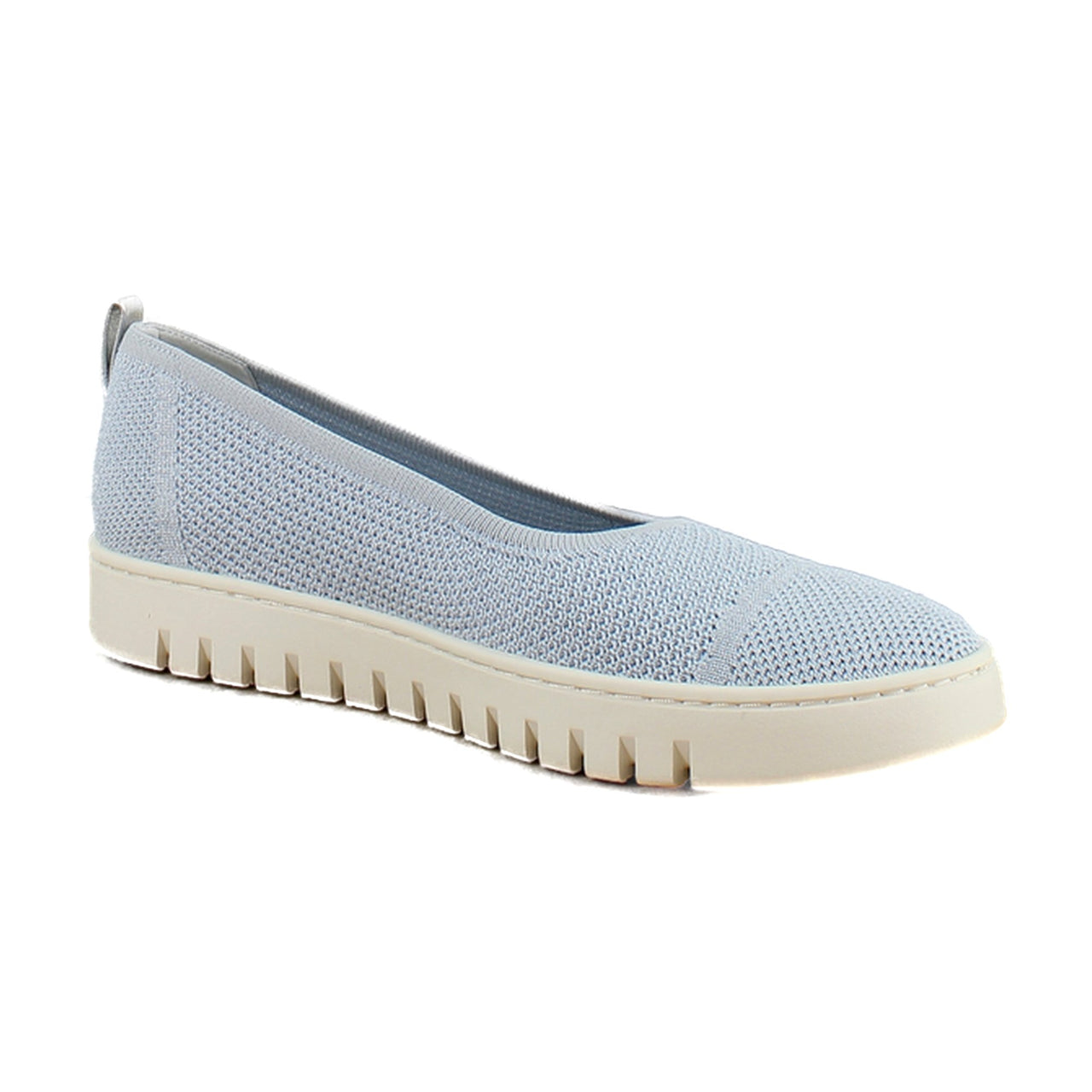 Blue Mist/Silver Knit Fabric