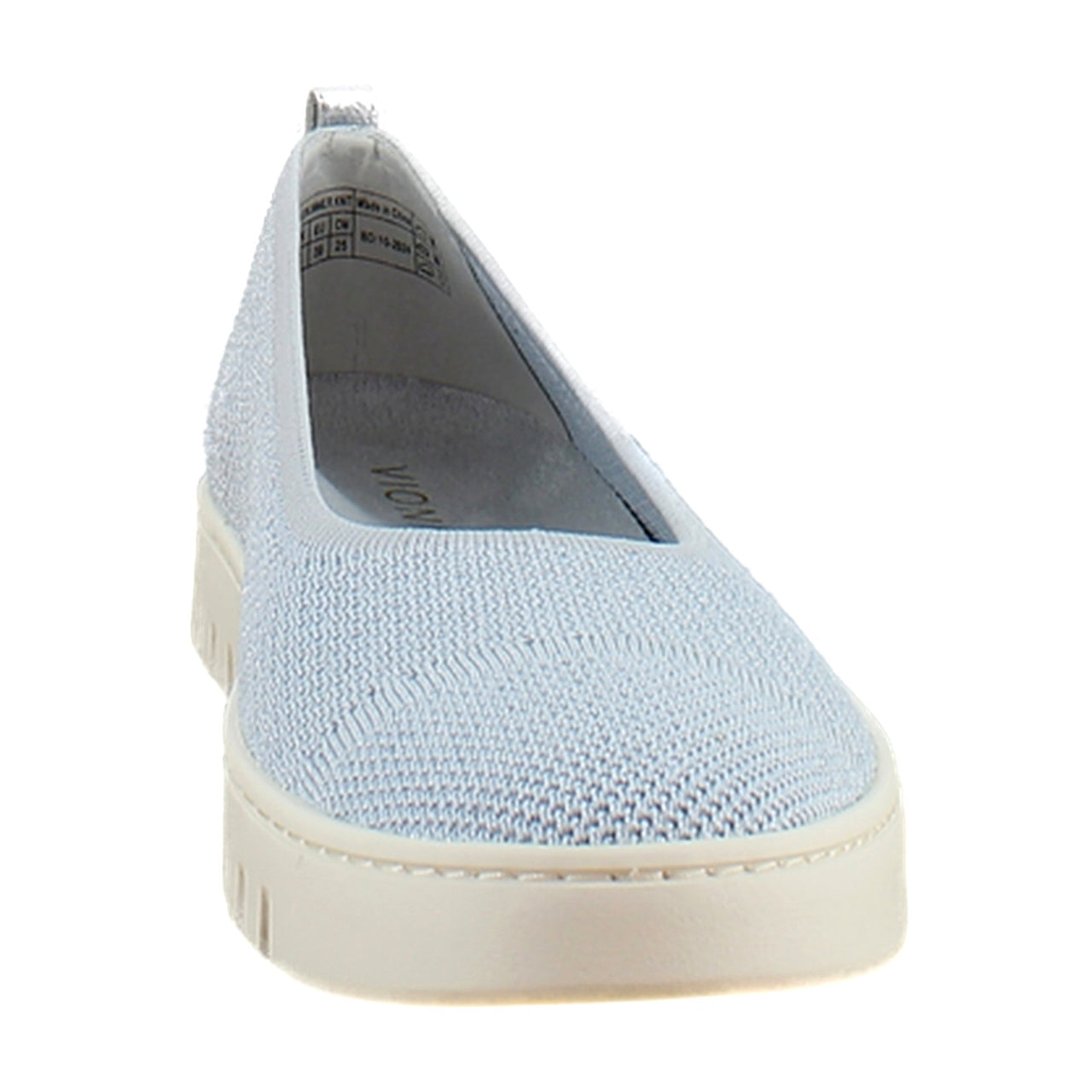 Blue Mist/Silver Knit Fabric