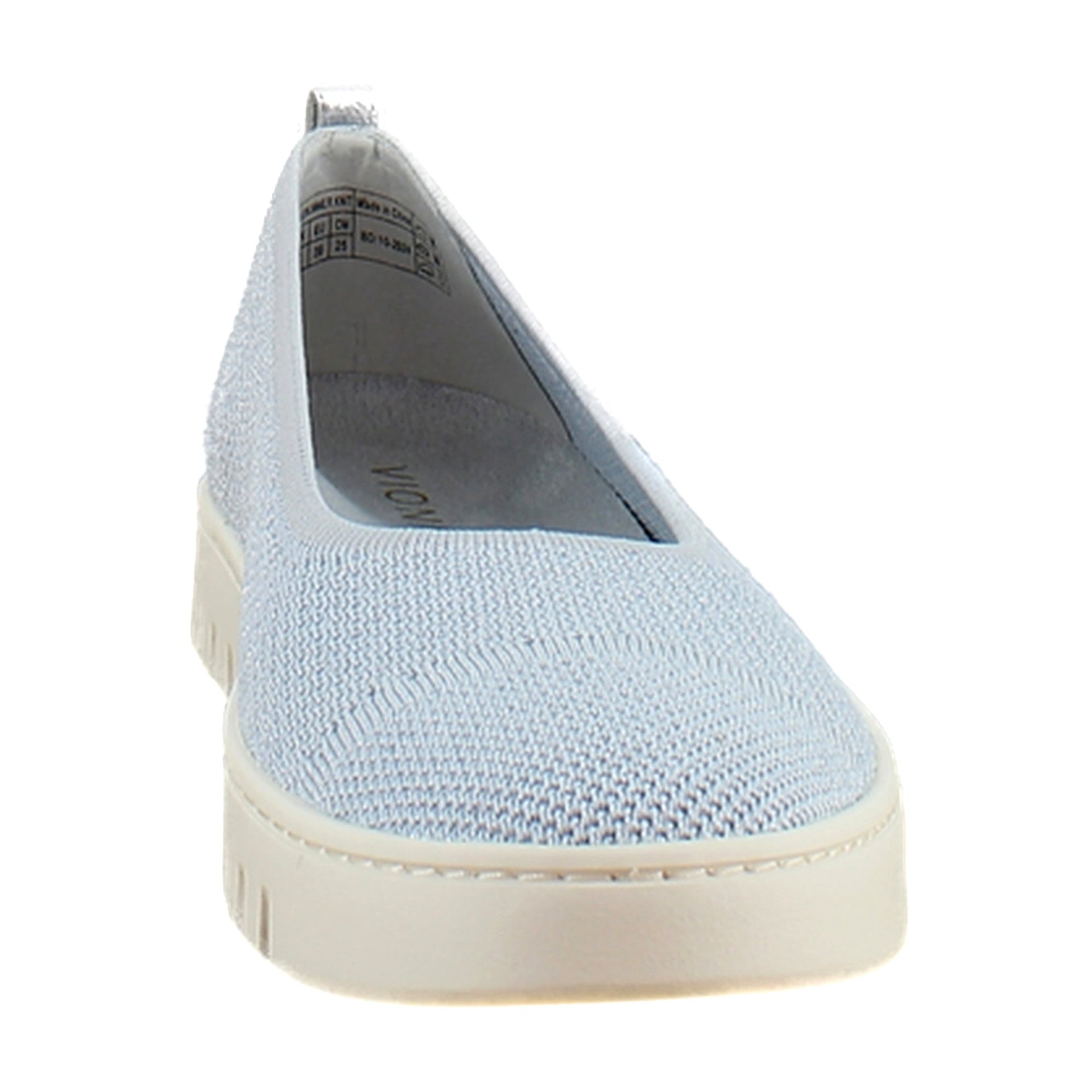 Blue Mist/Silver Knit Fabric