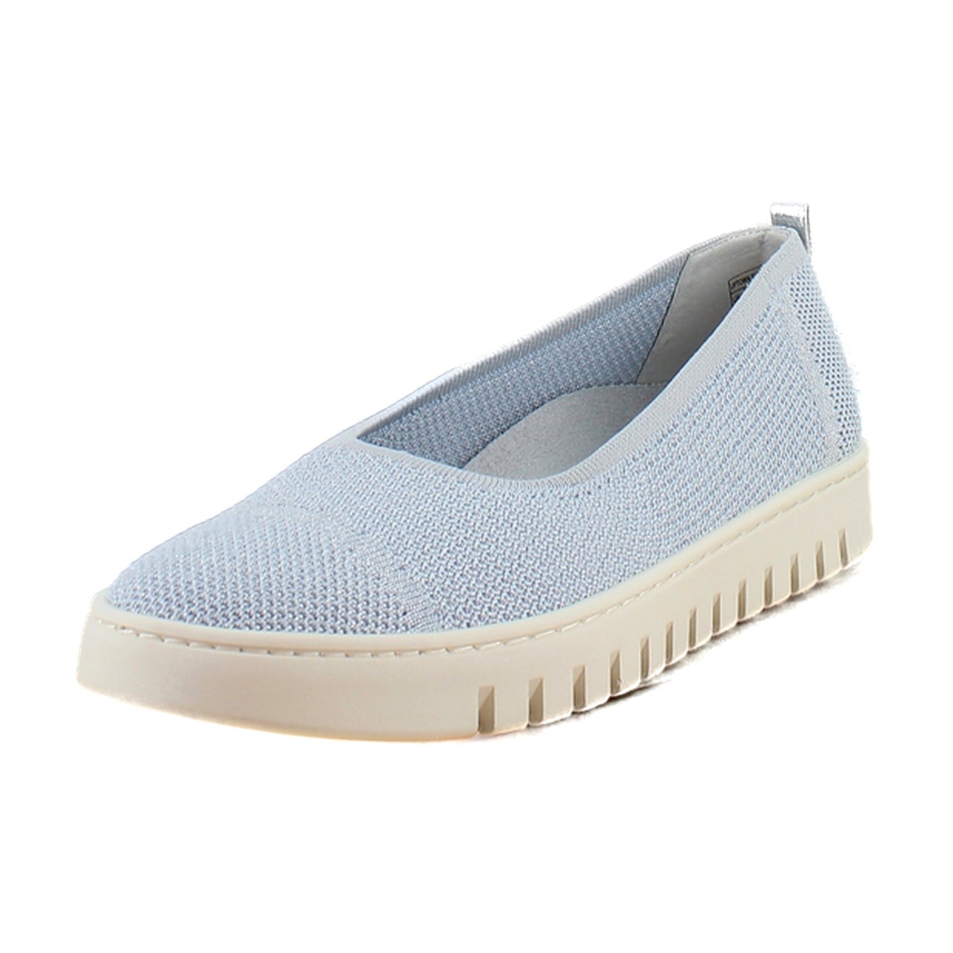 Blue Mist/Silver Knit Fabric