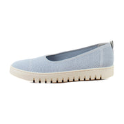 Blue Mist/Silver Knit Fabric