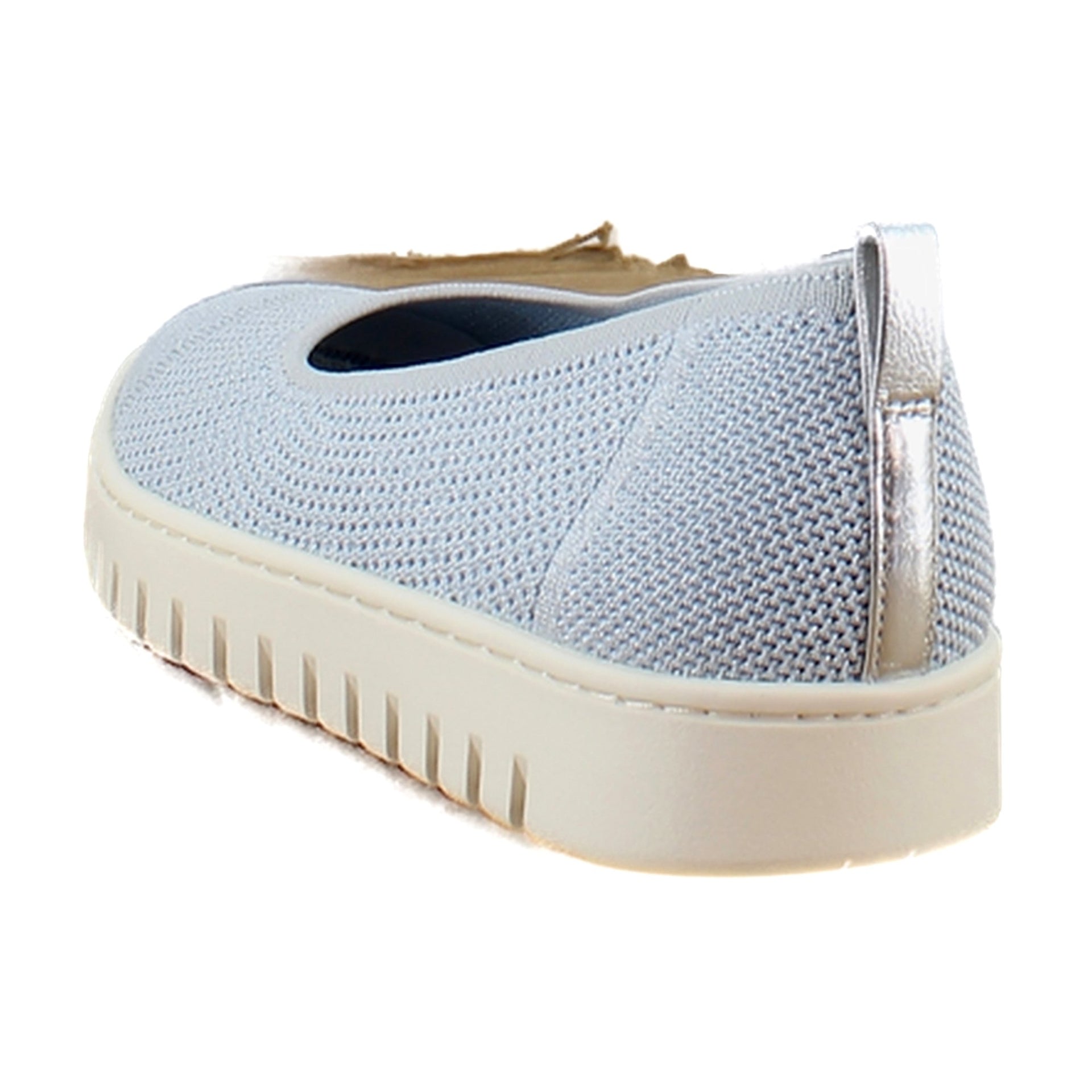 Blue Mist/Silver Knit Fabric