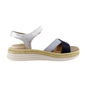 Navy Multi Leather