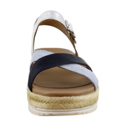 Navy Multi Leather