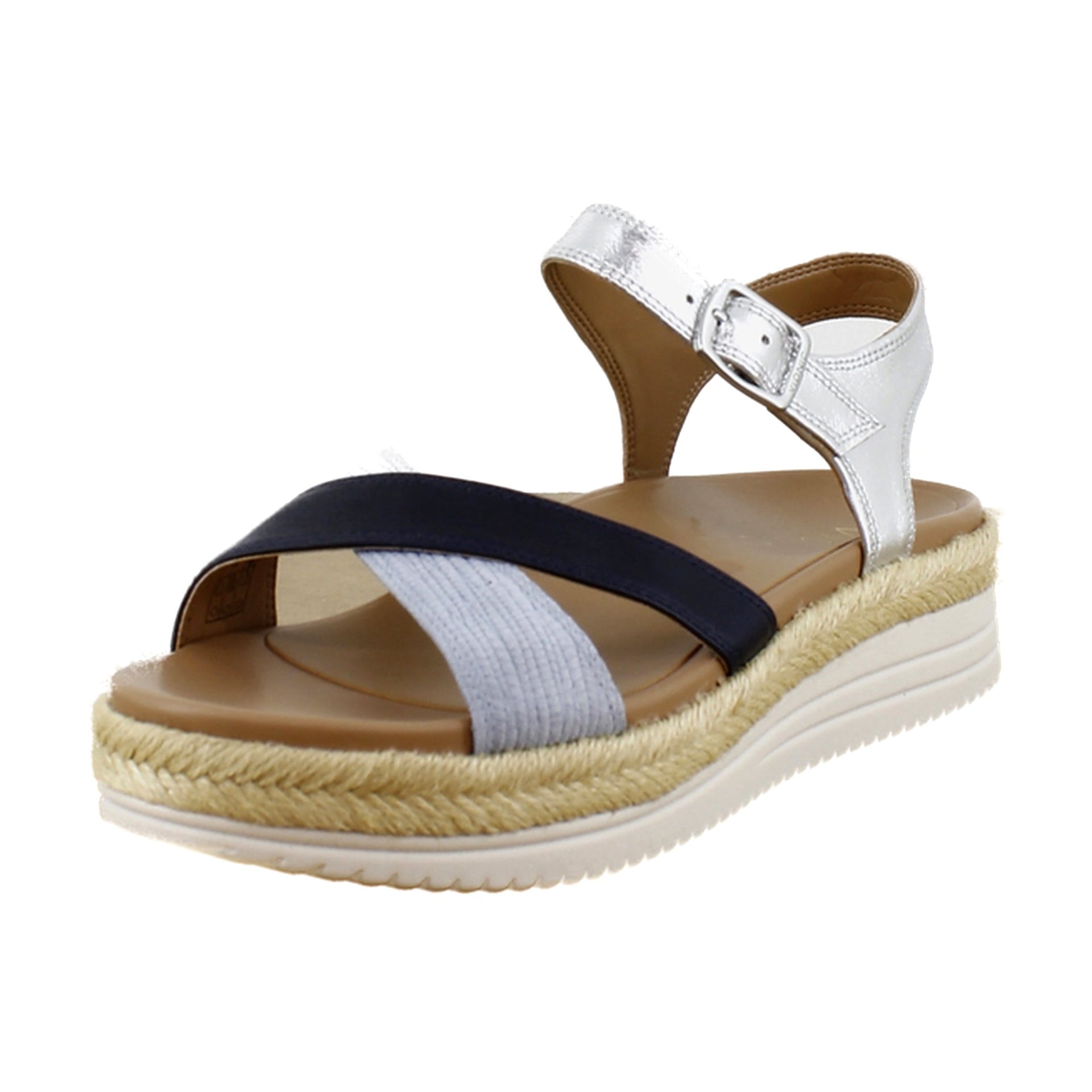 Navy Multi Leather