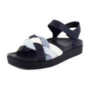 Navy Multi Leather