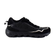 Black Mesh Suede