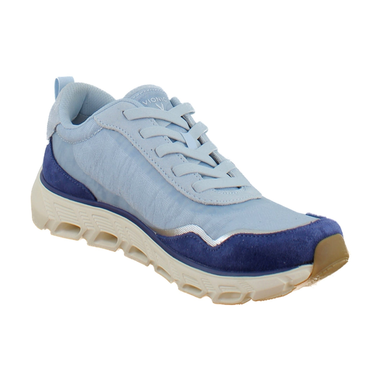 Blue Mist Mesh Suede