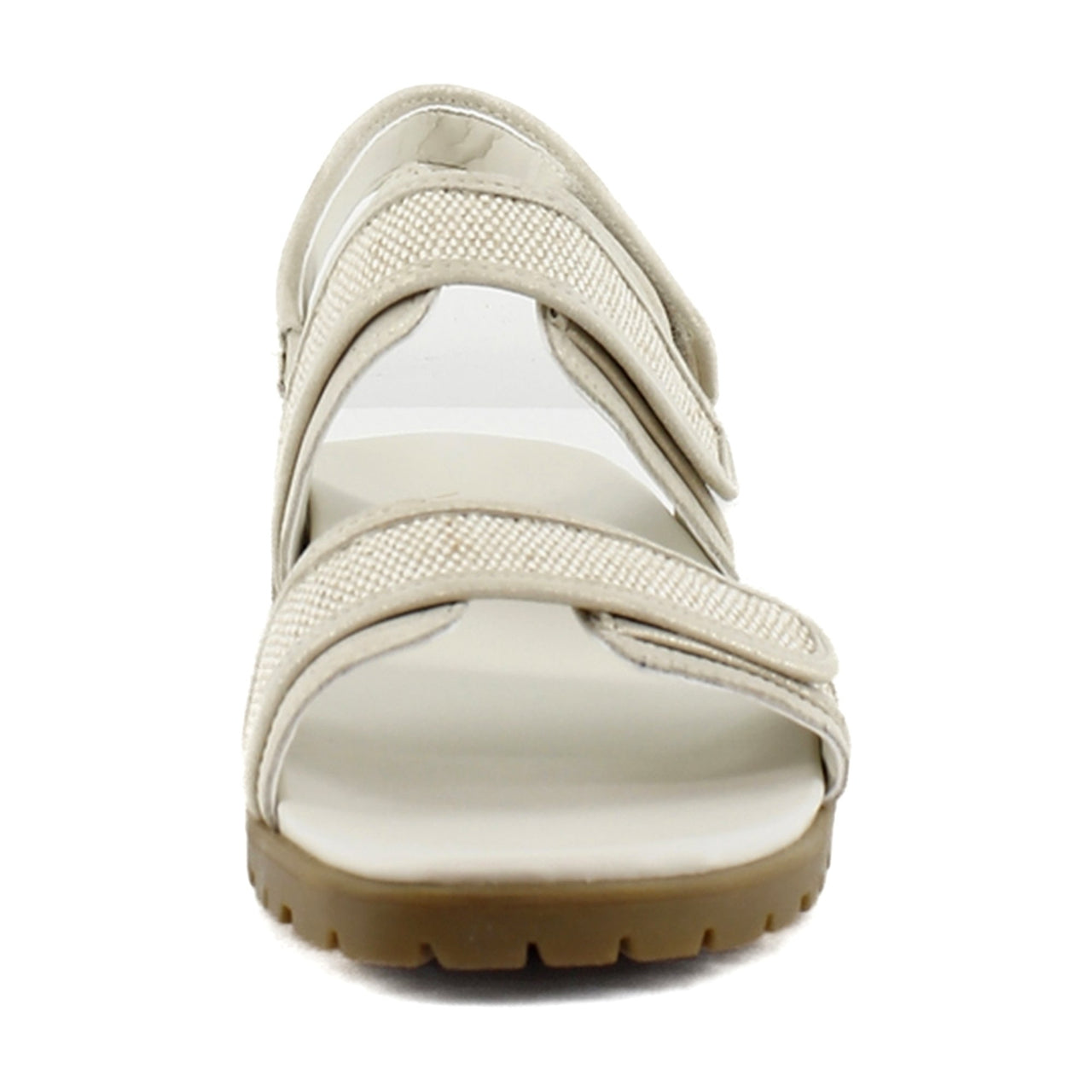 Gold Linen Metal Leather