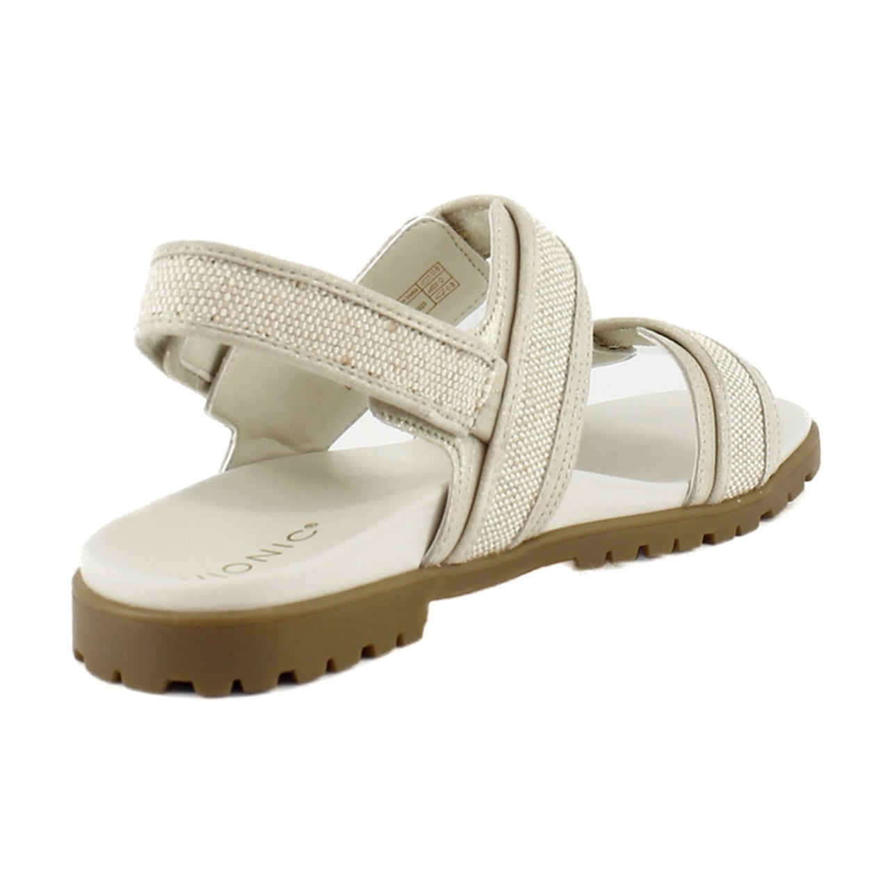 Gold Linen Metal Leather