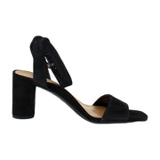 Black Waxed Suede