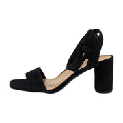 Black Waxed Suede
