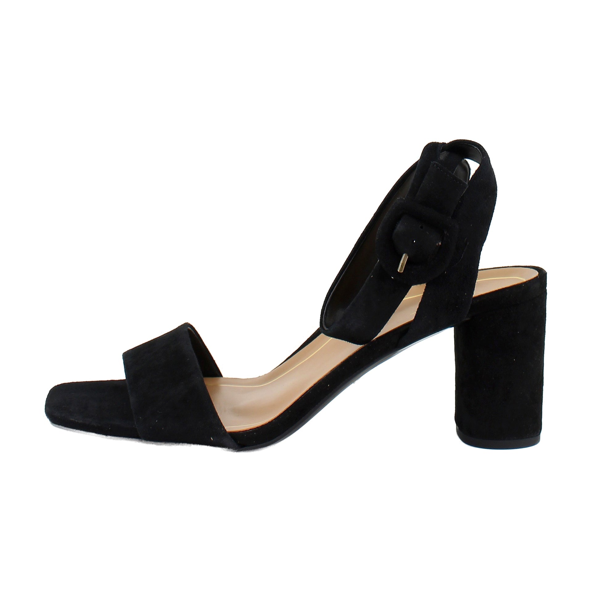 Black Waxed Suede