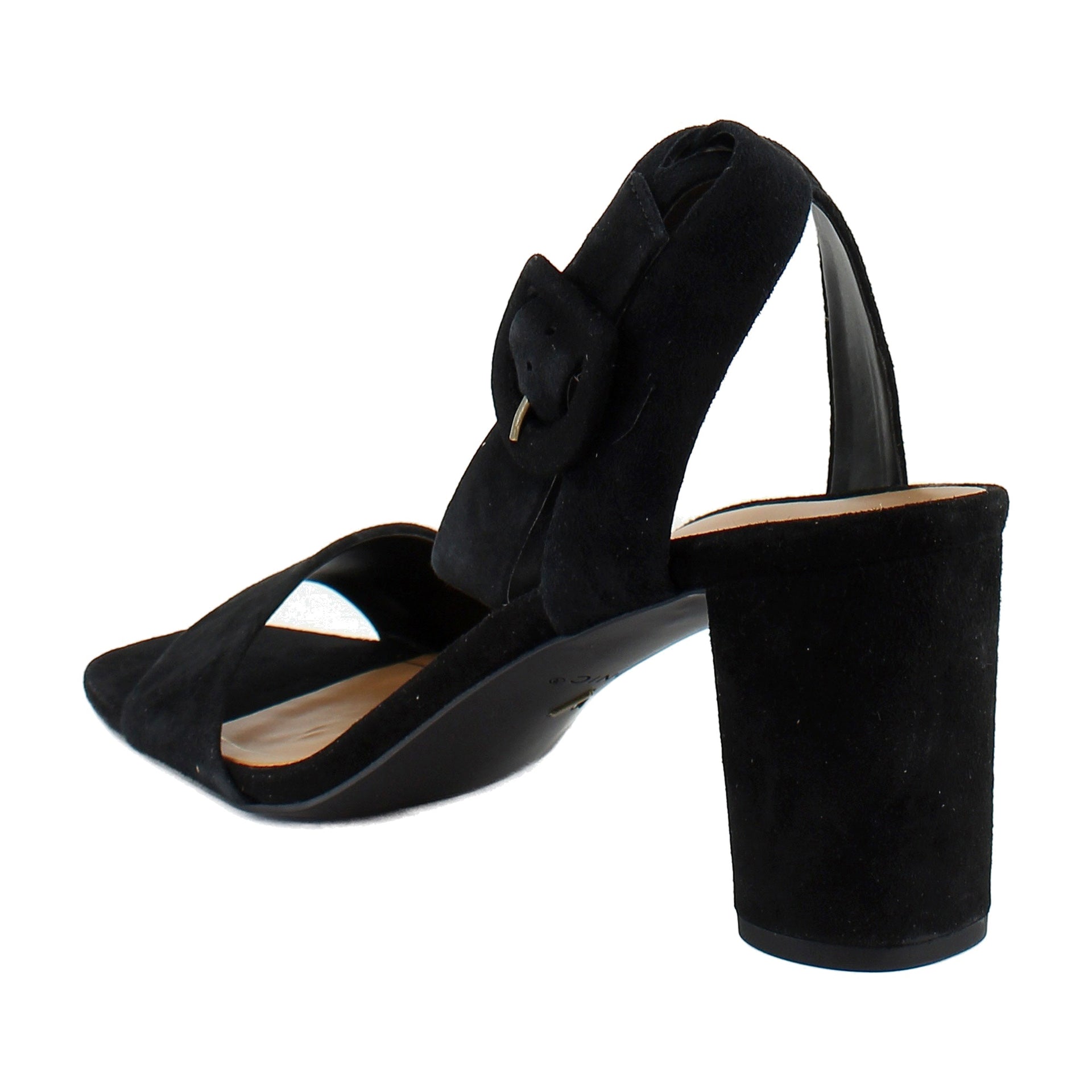 Black Waxed Suede