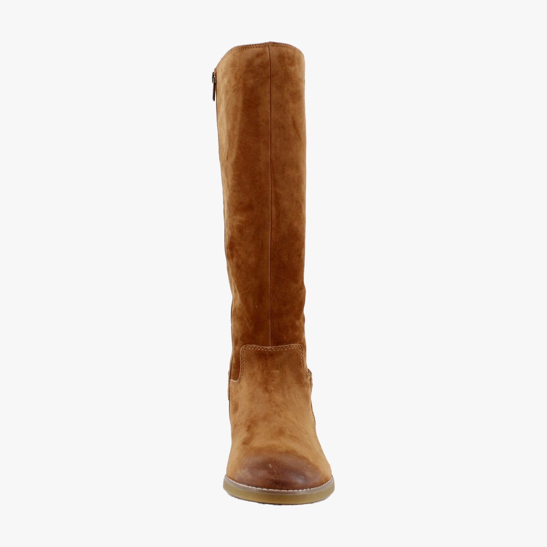 Brown Waxed Suede
