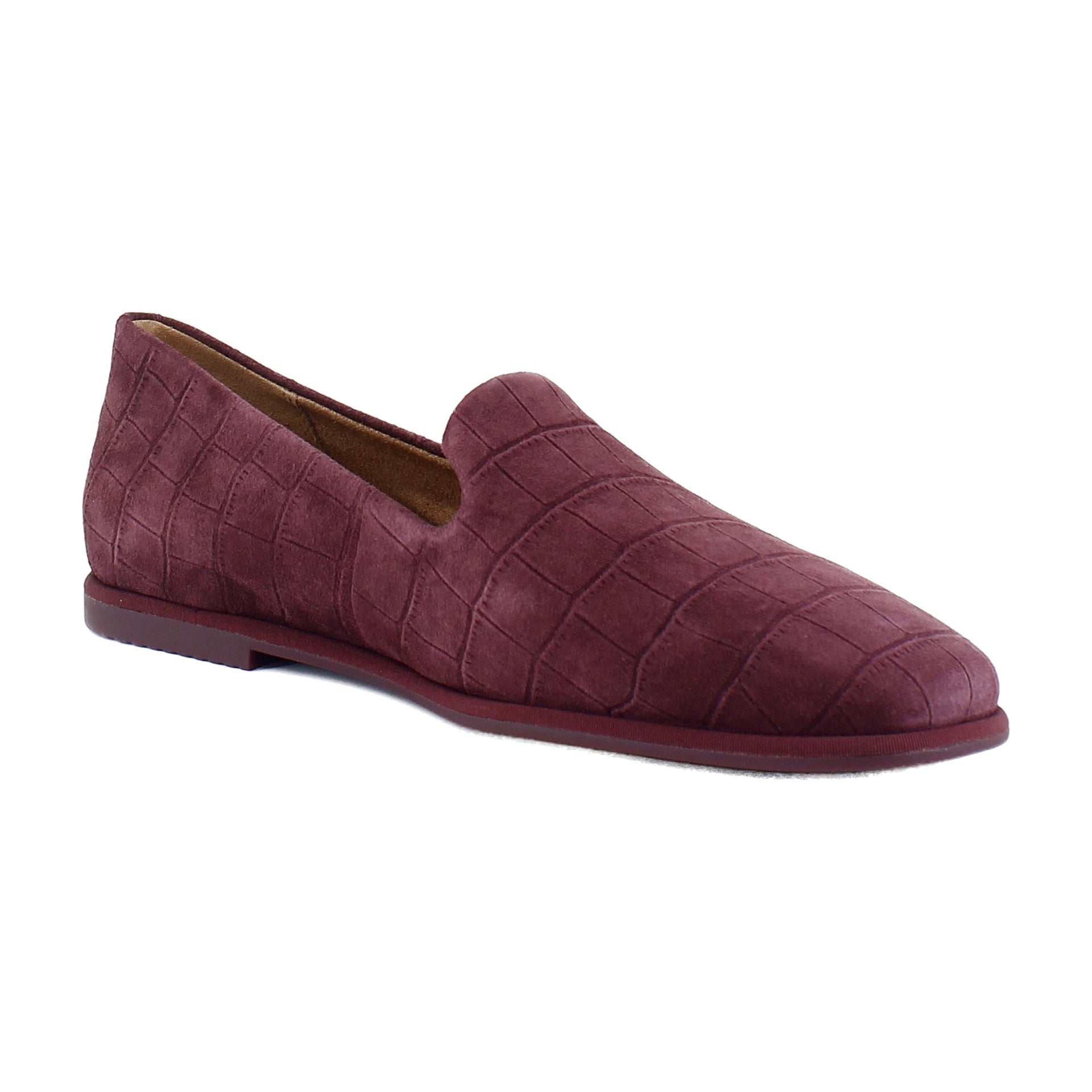 Cherry Jubilee Suede Leather