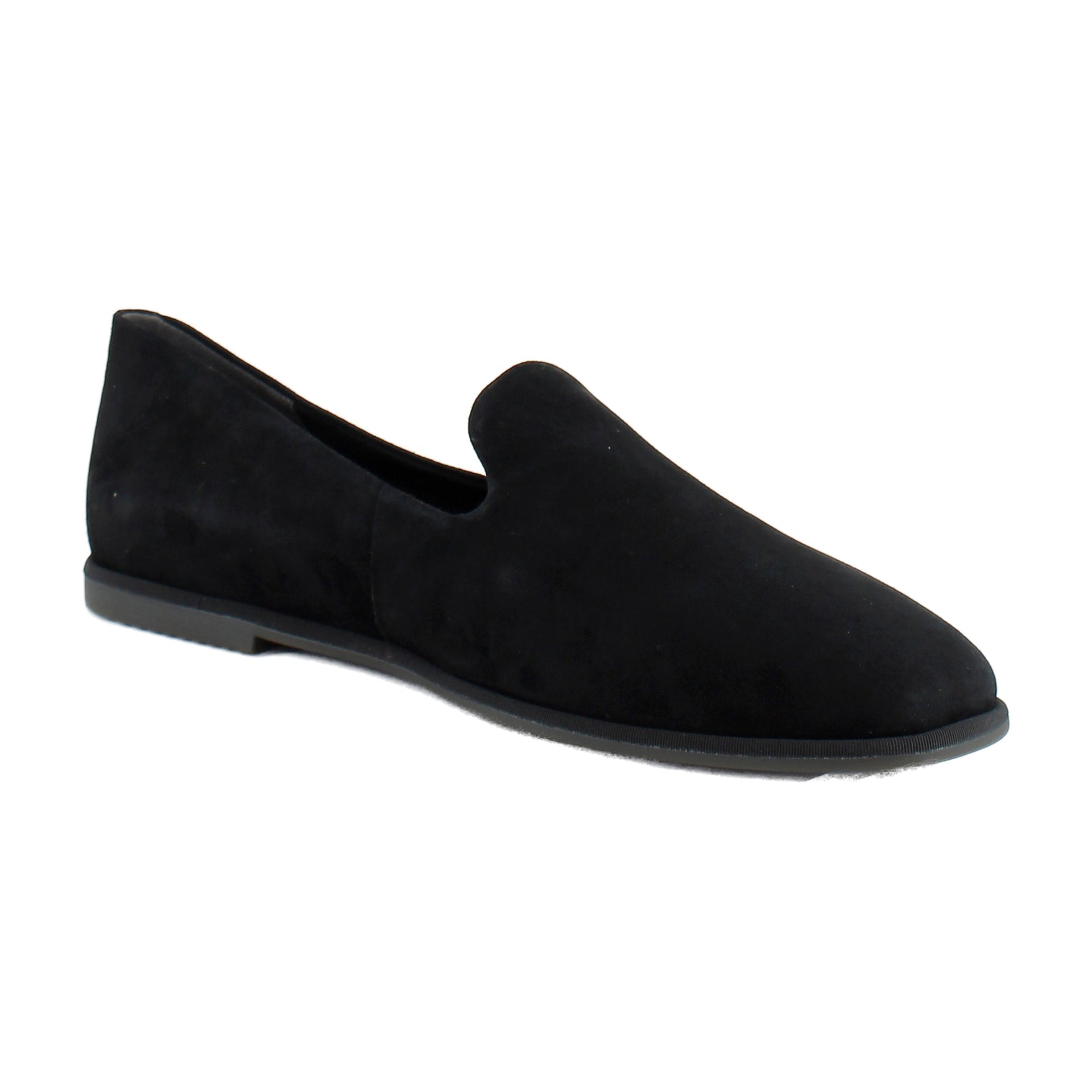 Black Suede Leather