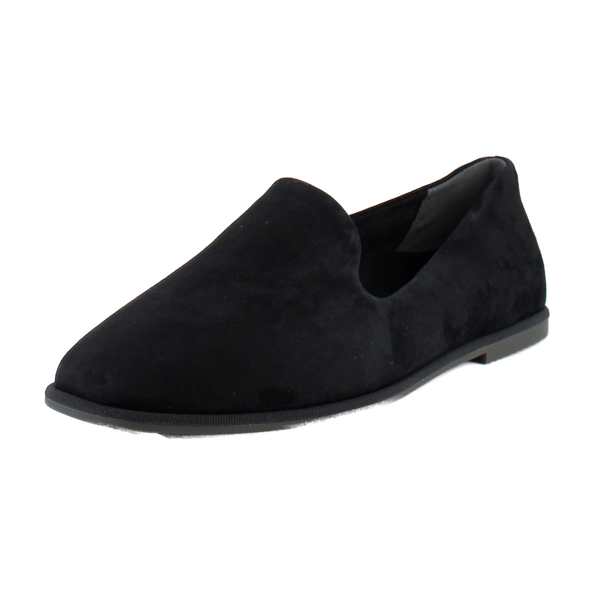 Black Suede Leather