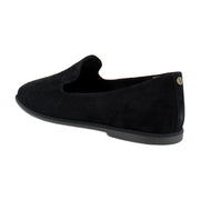 Black Suede Leather