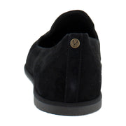 Black Suede Leather