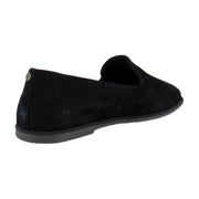 Black Suede Leather