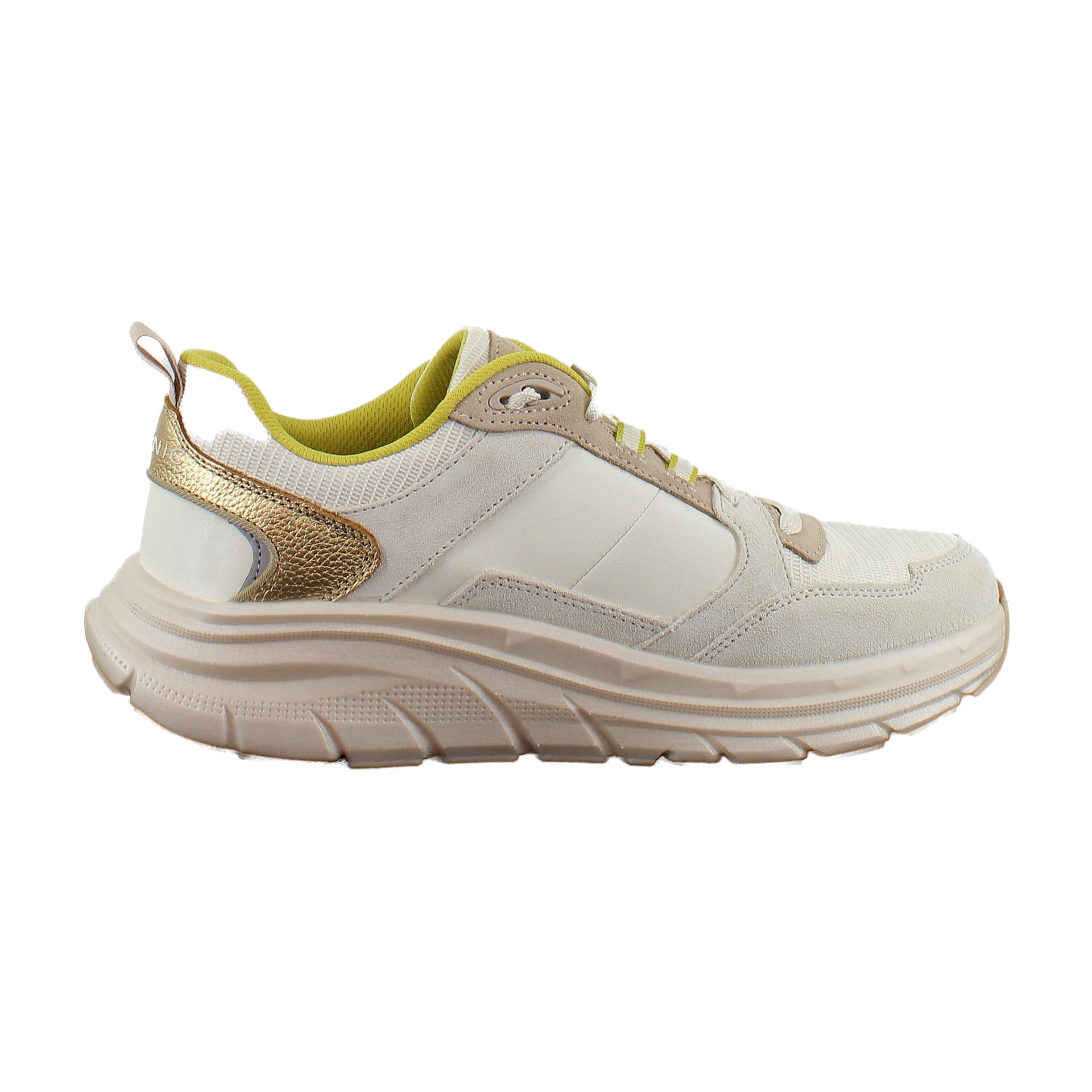 Ivory Metallic Leather
