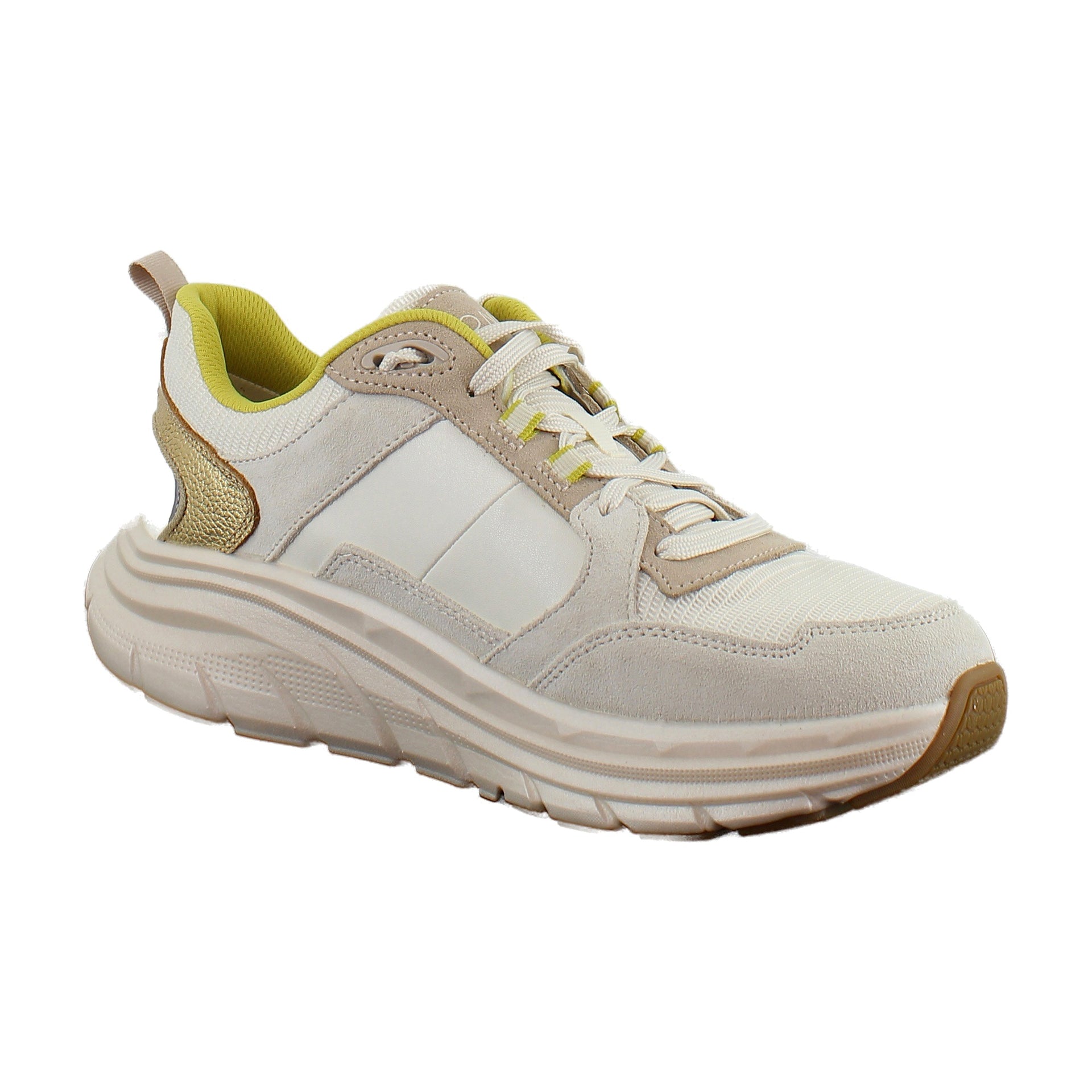 Ivory Metallic Leather