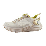Ivory Metallic Leather