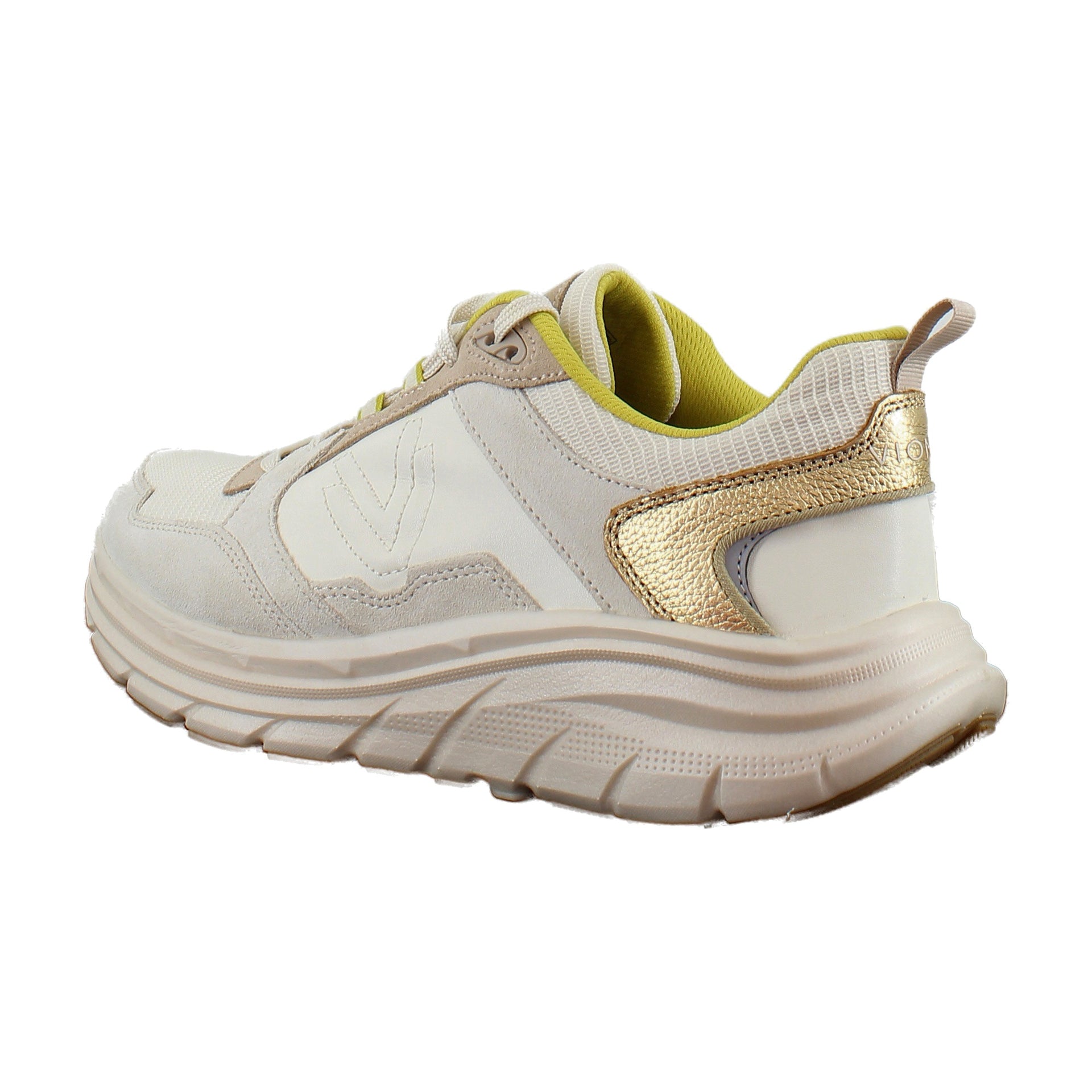 Ivory Metallic Leather