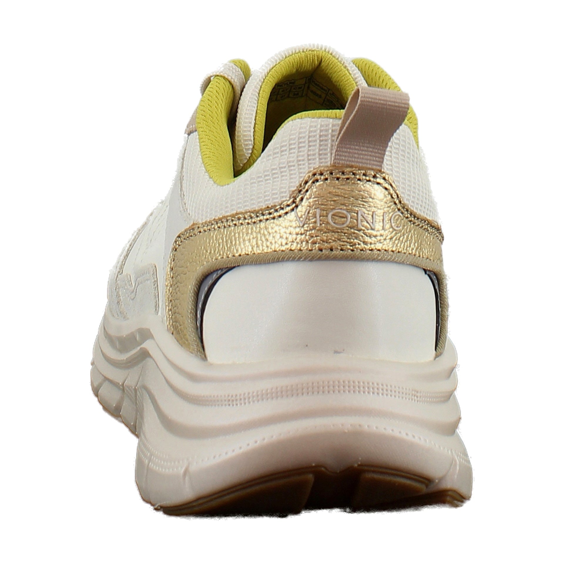 Ivory Metallic Leather