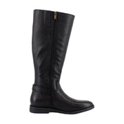 Black Tumbled Leather