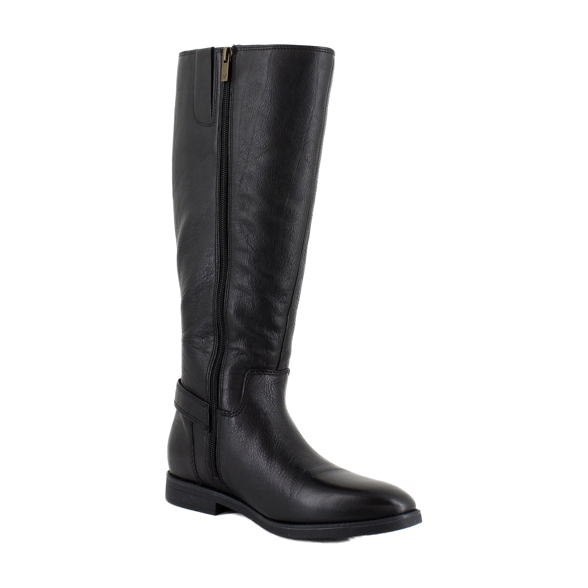Black Tumbled Leather