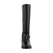 Black Tumbled Leather