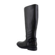 Black Tumbled Leather