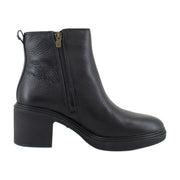Black Tumbled Leather