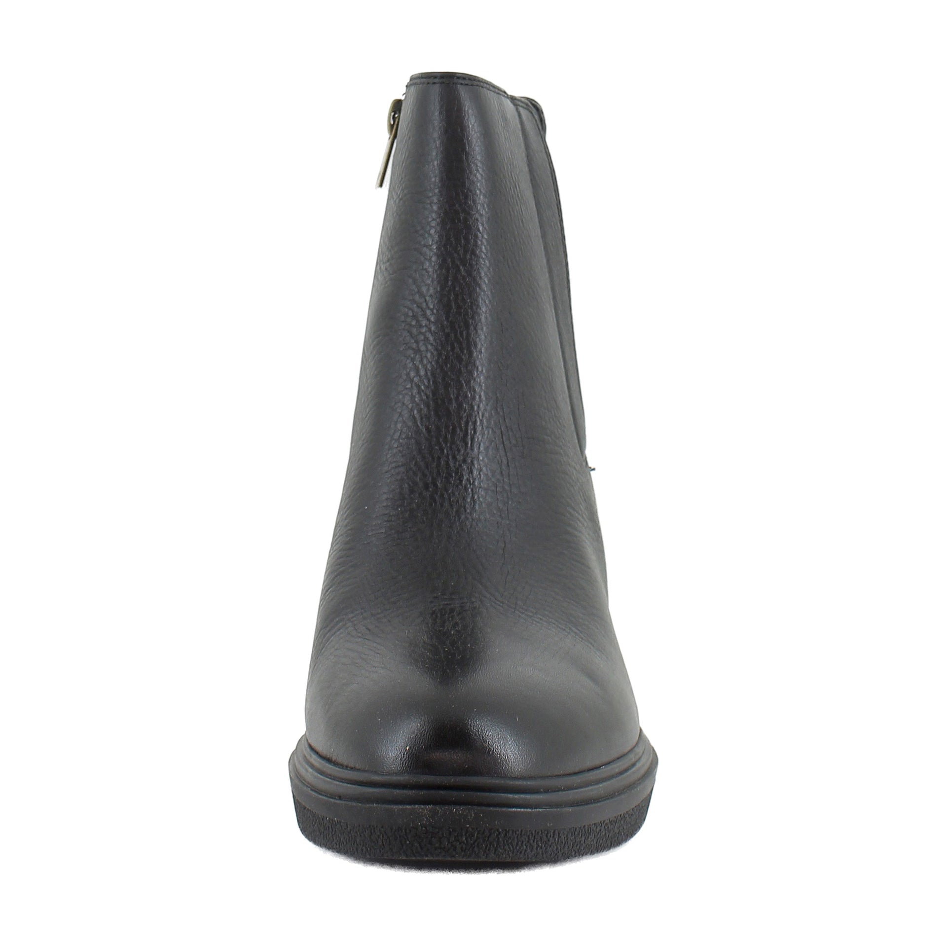 Black Tumbled Leather