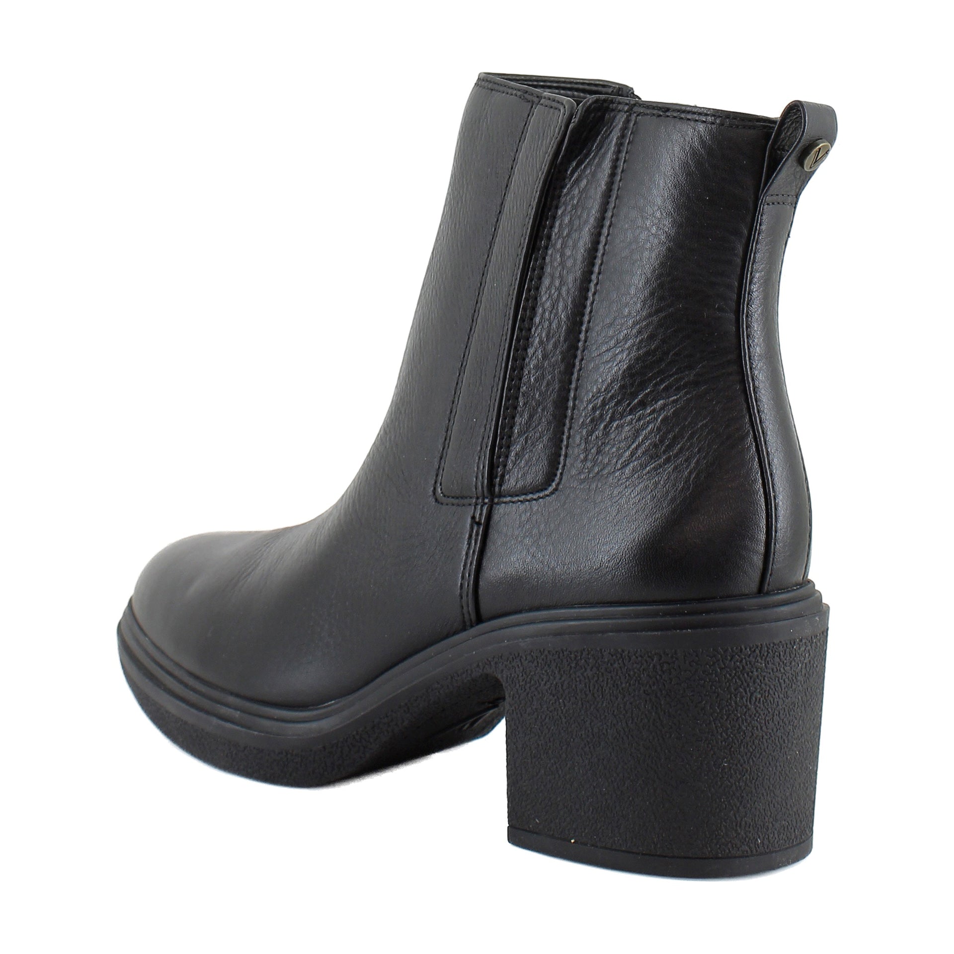 Black Tumbled Leather